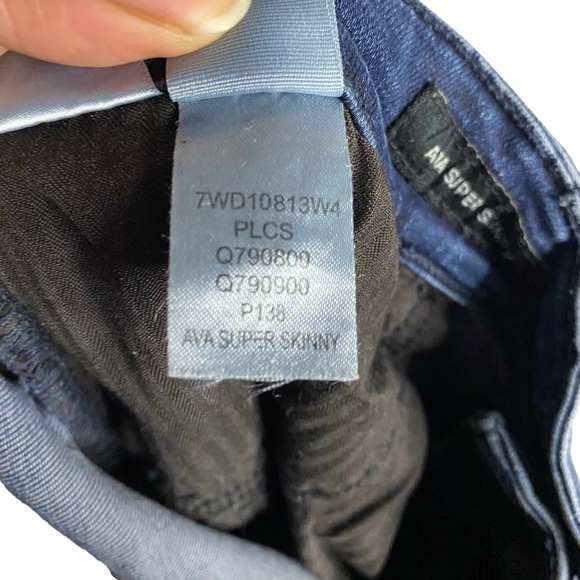 Lucky Brand Women's Ava Super Skinny Distressed Hem Jeans - Picture 8 of 12